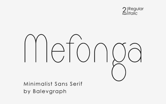 Mefonga Sans Serif Font