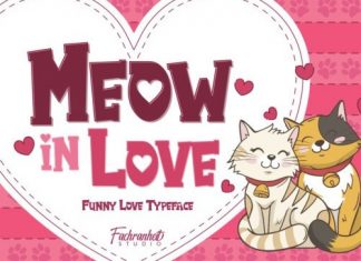Meow In Love Display Font