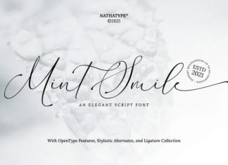 Mint Smile Script Font