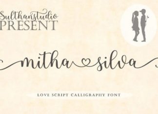 Mitha Silva Calligraphy Font