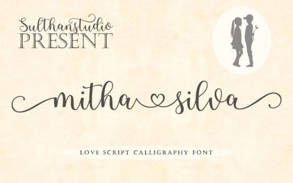 Mitha Silva Calligraphy Font