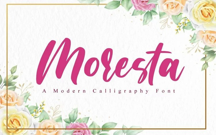 Moresta Script Font