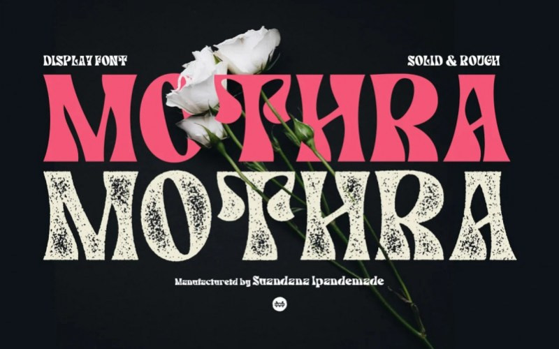 MOTHRA Display Font