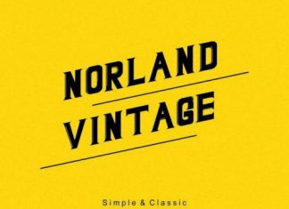 Norland Vintage Display Font