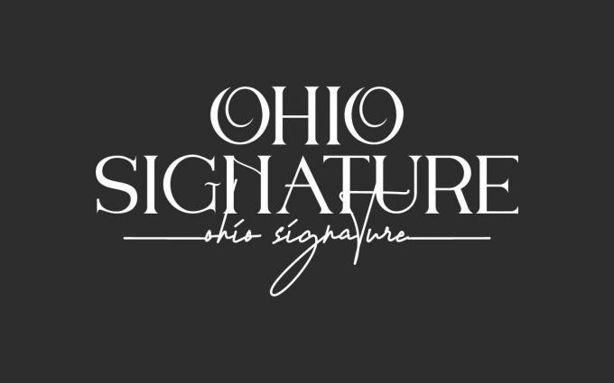 Ohio Signature Font Duo