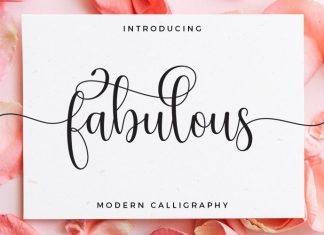 Fabulous Calligraphy Font