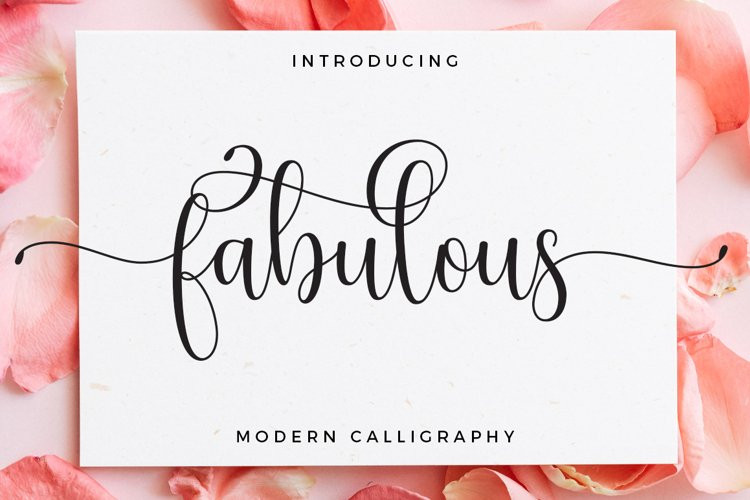 Fabulous Calligraphy Font