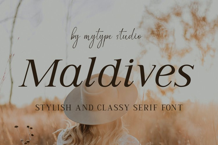 Maldives Serif Font
