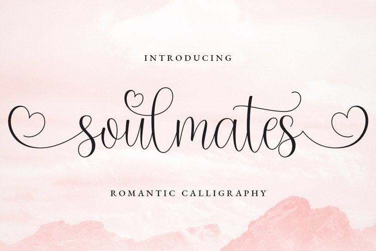 Soulmates Calligraphy Font