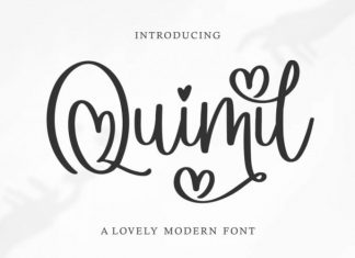 Quimil Handwritten Font