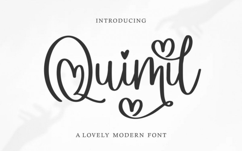 Quimil Handwritten Font