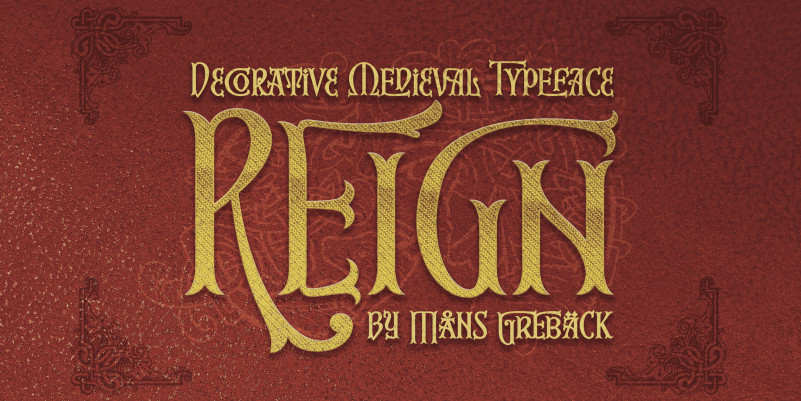 Reign Blackletter Font