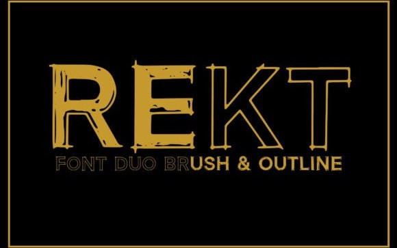 Rekt Display Font