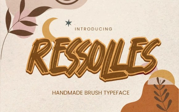 Ressolles Brush Font