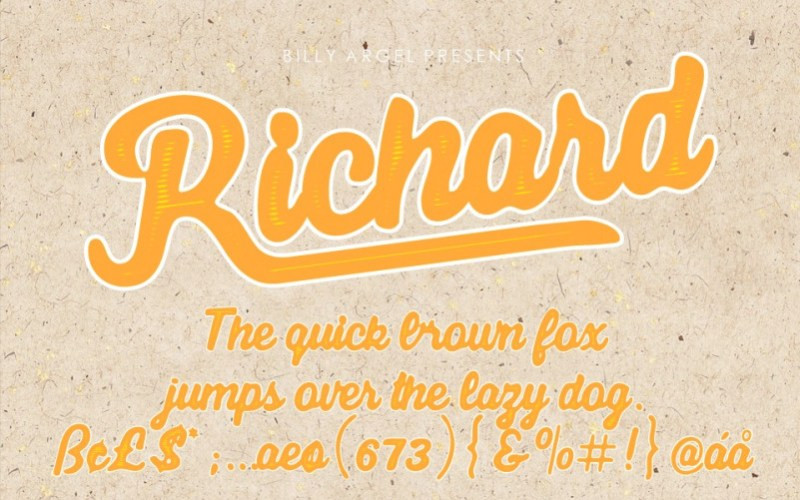 Richard Script Font