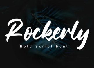 Rockerly Brush Font