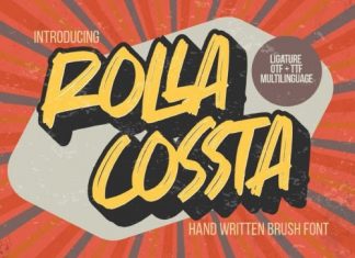 Rolla Cossta Brush Font