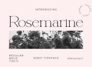 Rosemarine Serif Font