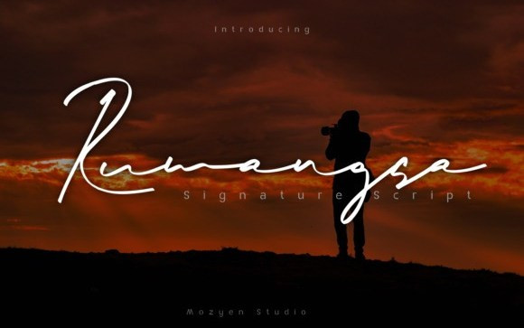 Rumangsa Handwritten Font