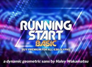 Running Start Basic Font