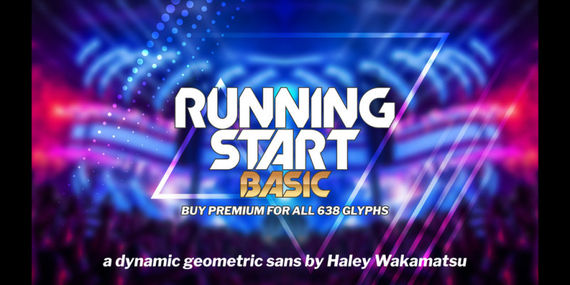 Running Start Basic Font