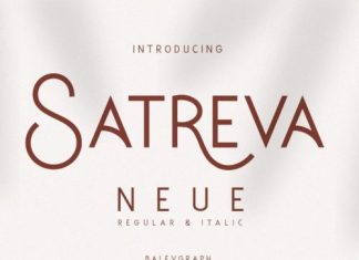 Satreva Neue Sans Serif Font