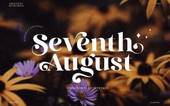 Seventh August Serif Font