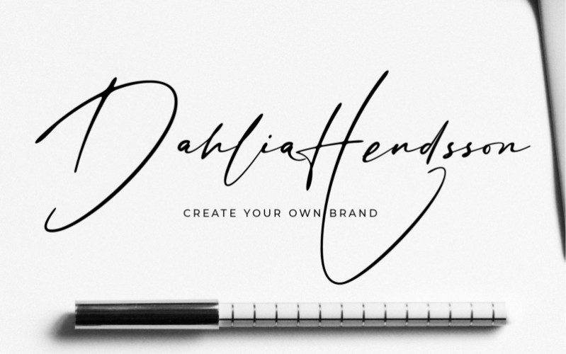 Sign Style Handwritten Font