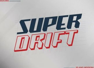 Super Drift Display Font
