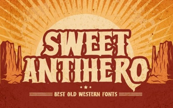 Sweet Antihero Display Font