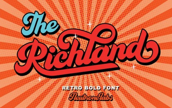 The Richland Script Font