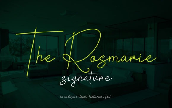 The Rosmarie Handwritten Font