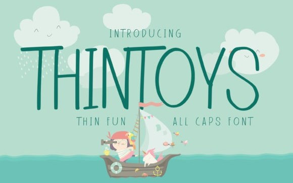 Thintoys Display Font