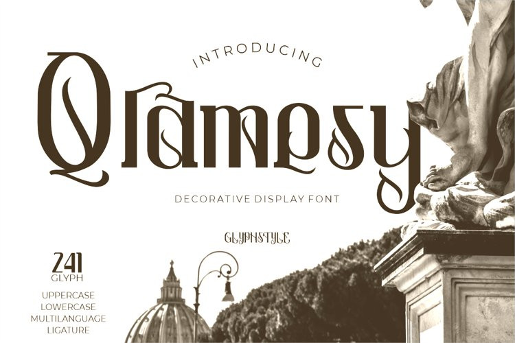 Qramesy Display Font