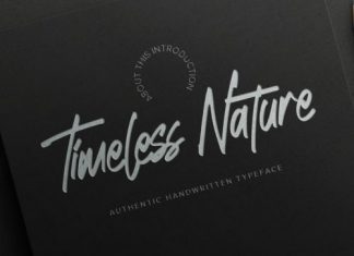 Timeless Nature Handwritten Font