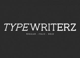 Typewriterz Display Font