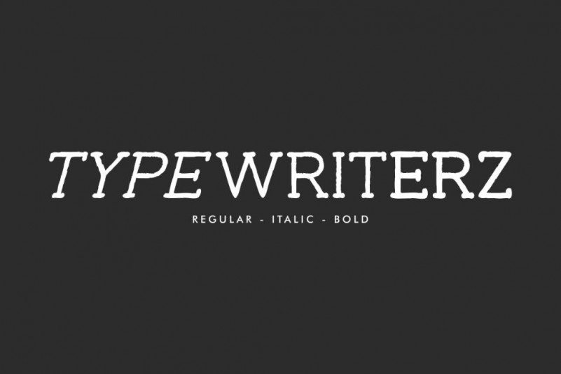 Typewriterz Display Font