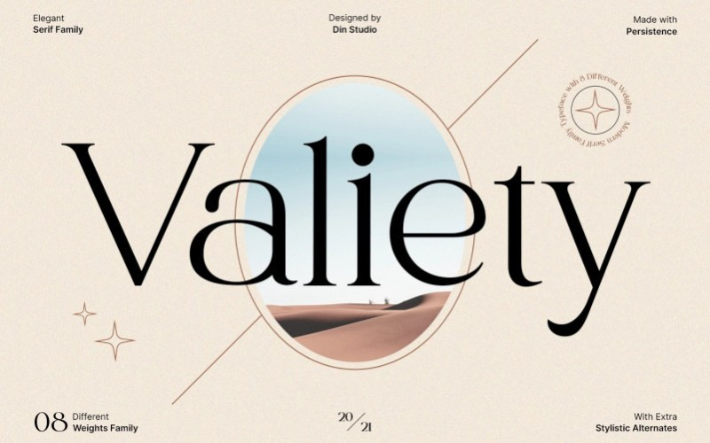 Valiety Serif Font