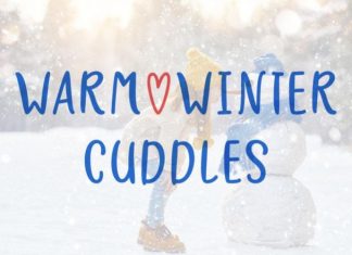 Warm Winter Cuddles Display Font