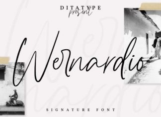 Wernardio Handwritten Font