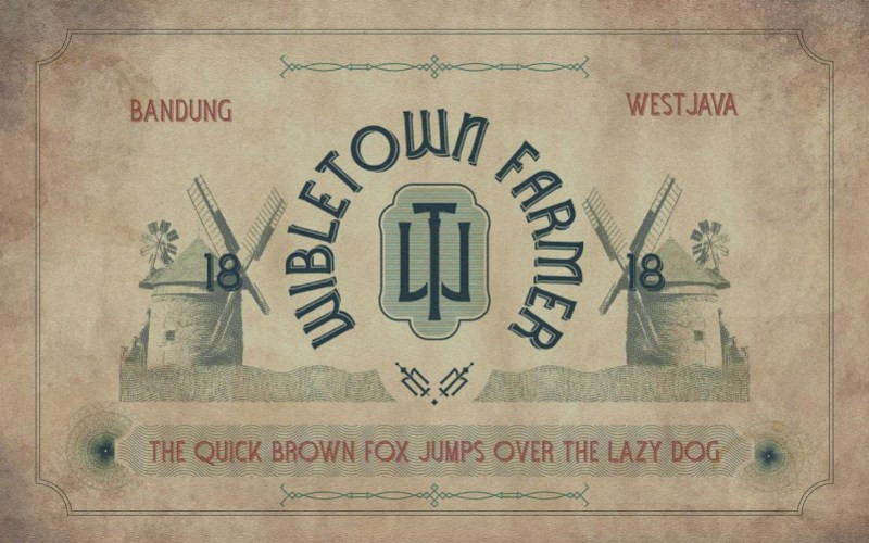 Wible Town Display Font