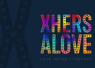 Xhers Alove Display Font