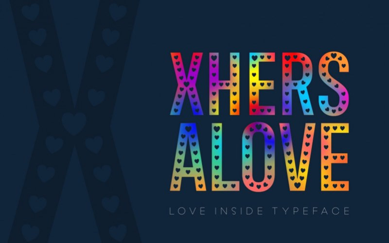 Xhers Alove Display Font