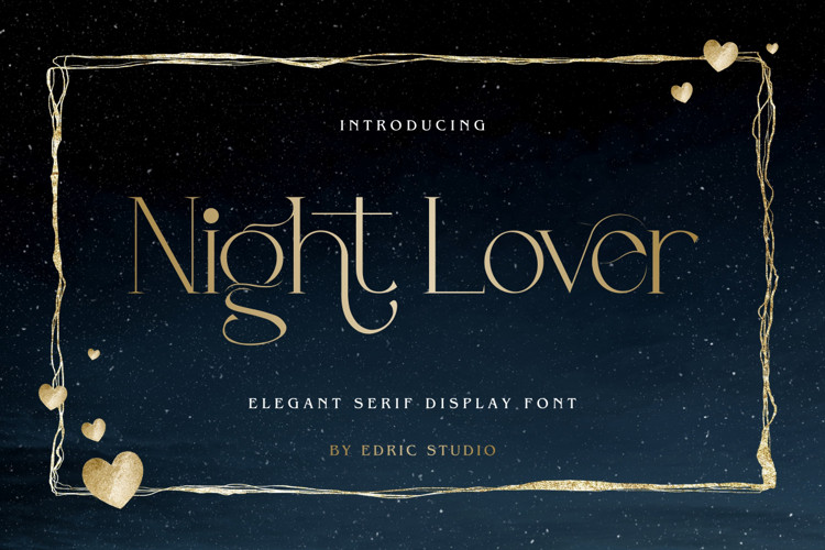 Night Lover Serif Font