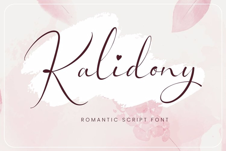 Kalidony Script Font