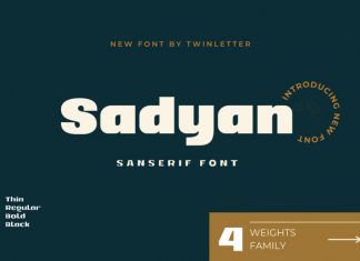 Sadyan Display Font
