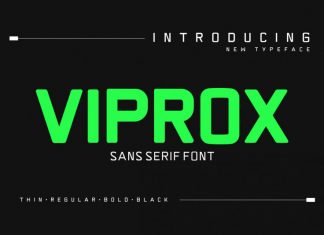 Viprox Sans Serif Font