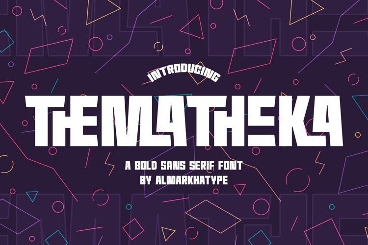 Thematheka Display Font