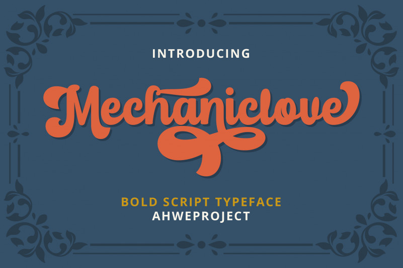 Mechaniclove Script Font