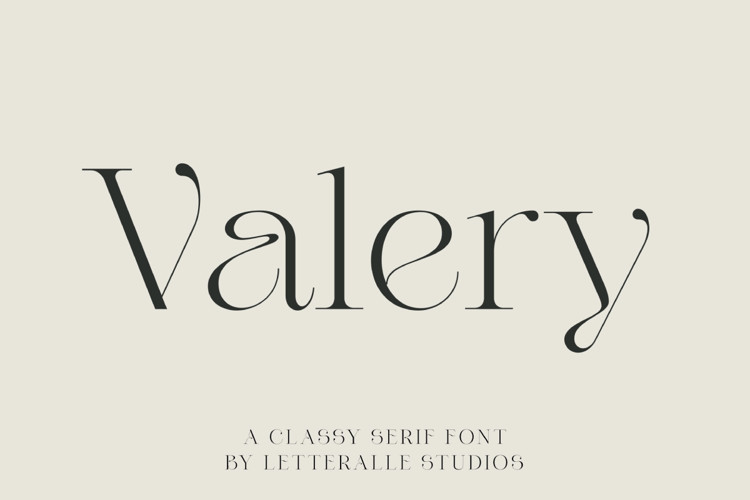 Valery Serif Font